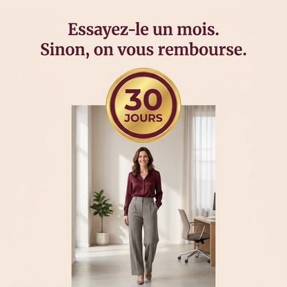 Hanara™ | Pantalon de tailleur taille haute — infroissable, élasticité 4 sens