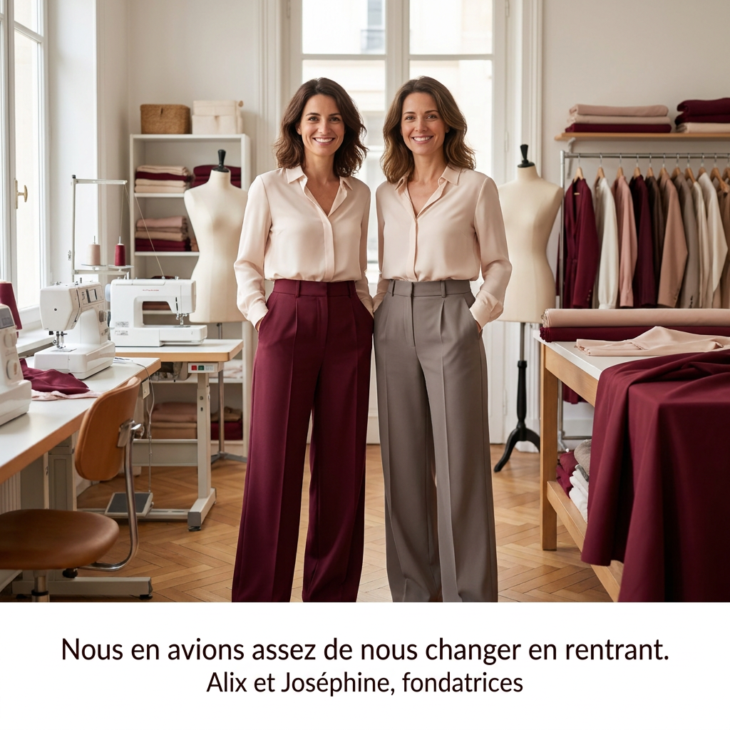 Hanara™ | Pantalon de tailleur taille haute — infroissable, élasticité 4 sens