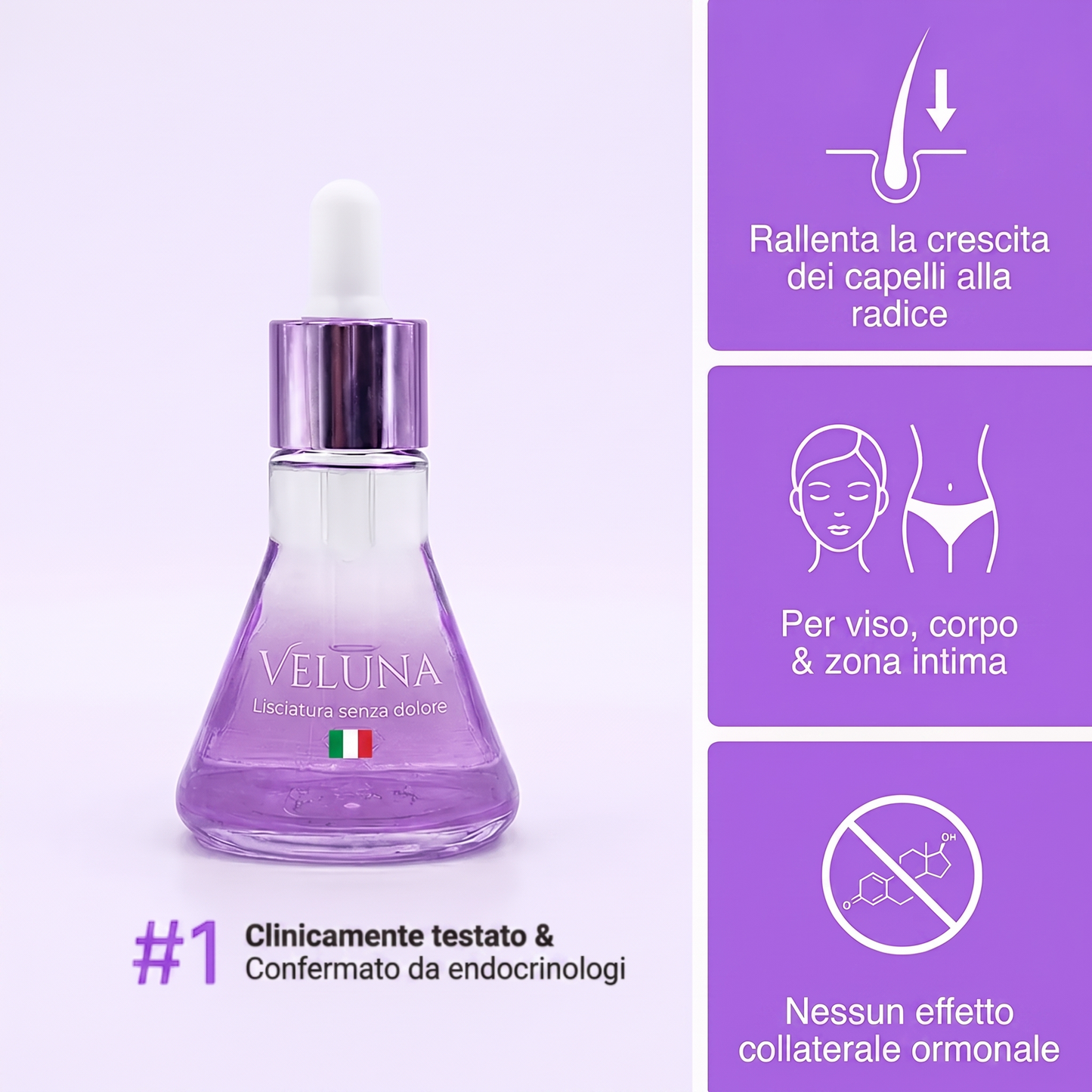 Viareline™ | Siero vegetale stop-ricrescita, dopo ogni epilazione